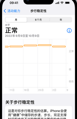 洛宁iPhone手机维修如何在iPhone开启'步行稳定性通知'