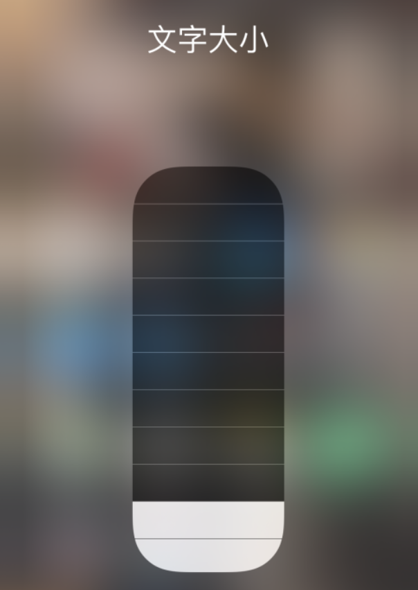 洛宁苹果手机维修分享小技巧：在 iPhone 控制中心快速调节字体大小 