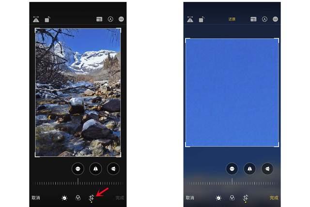 洛宁苹果手机维修分享iPhone手机如何使用裁剪功能隐藏照片 