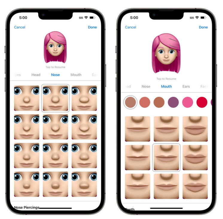 洛宁苹果手机维修分享​iOS 16中的拟我表情有了哪些变化和升级 