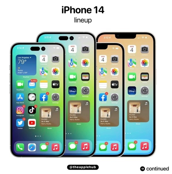 洛宁苹果14维修分享iPhone 14全家福 