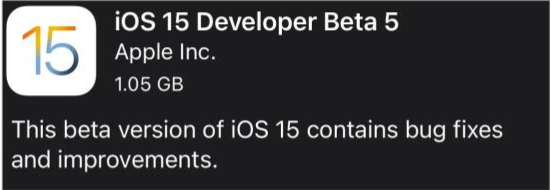 洛宁苹果手机维修分享如何升级到iOS15.0 beta5 
